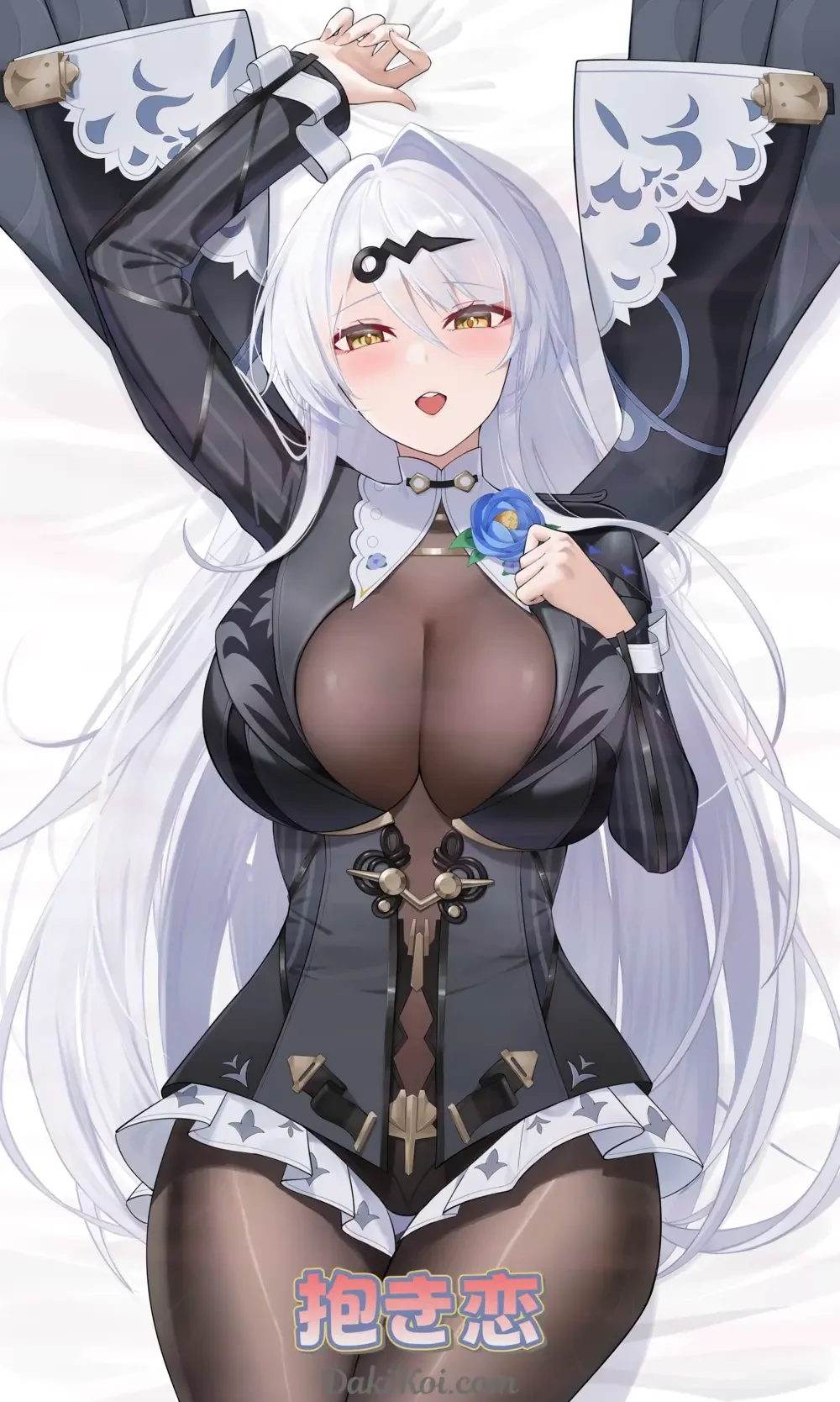 A captivating dakimakura cover featuring Yixuan from Zenless Zone Zero in an alluring bunny outfit, showcasing her mysterious charm and elegant beauty